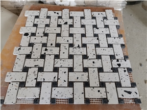 Popular White Terrazzo Mosaic for Wall