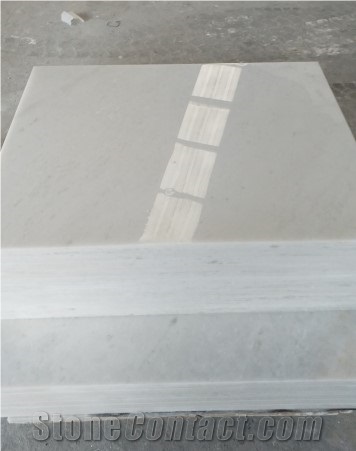 Shandong White Marble Slabs for Floor Application