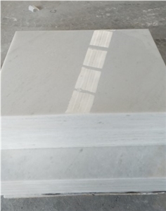 Shandong White Marble Slabs for Floor Application