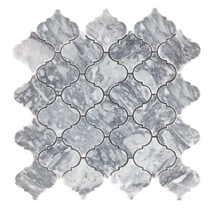 Grey Lantern Marble Mosaic Marmol Gris Bathroom
