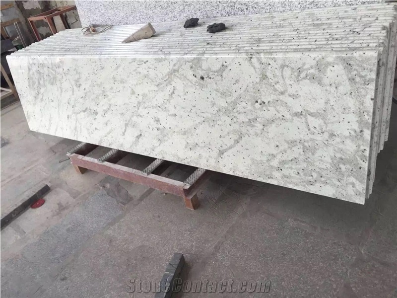 Andromeda White Polished Countertops Table Top