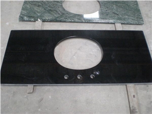 Chinese Shanxi Black Granite Bathroom Countertops