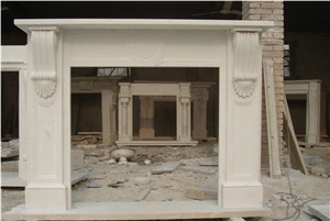French Indoor Decoration Stone Fireplace Surround