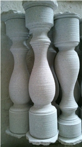 Hand Carved Natural Stone Staircase Balustrade