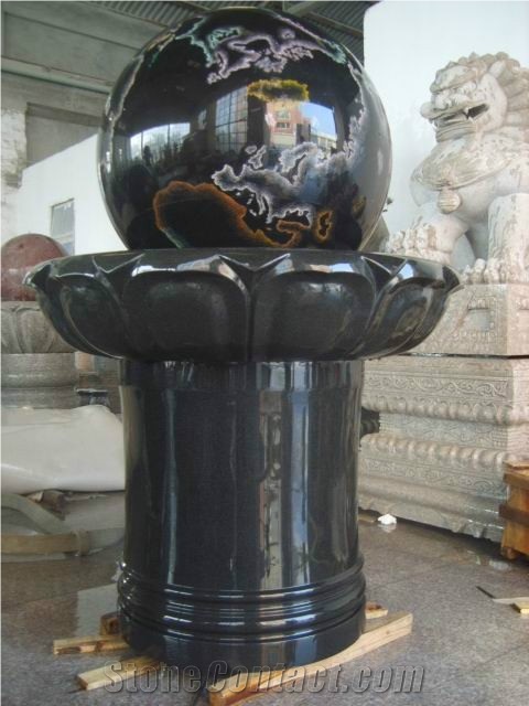 High Quality Granite Ball Fountain Outdoor