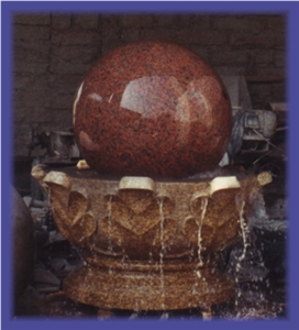 High Quality Granite Ball Fountain Outdoor