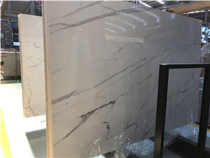 Hot Sale Snow White Artificial Stone Wall Slabs