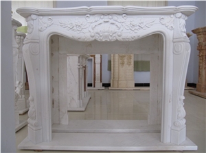Indoor Decorated High Quality Marble Fireplace