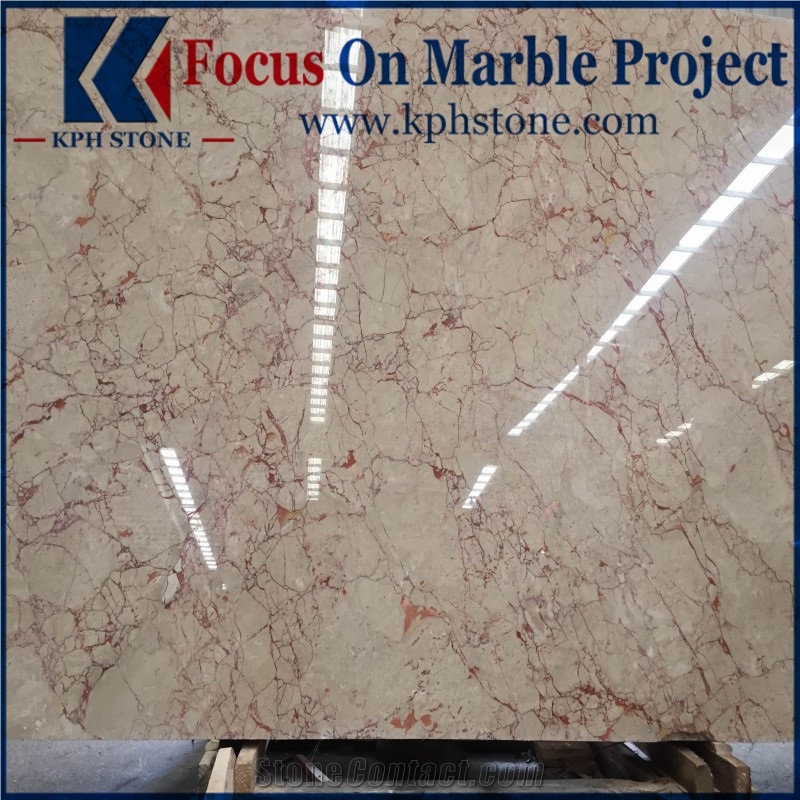 Beige Rosalia Marble for Bathroom Floor Tiles