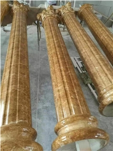 Crema Magna Marble Column Pillars