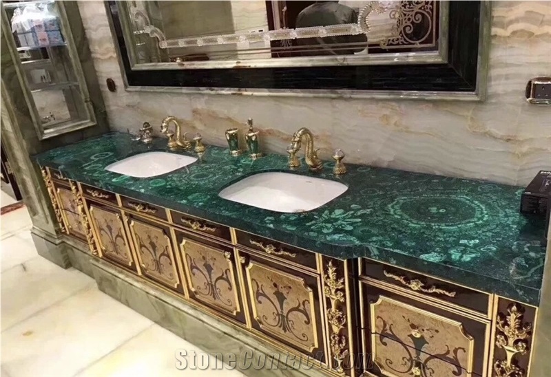 Formosa Green Bathroom Countertops