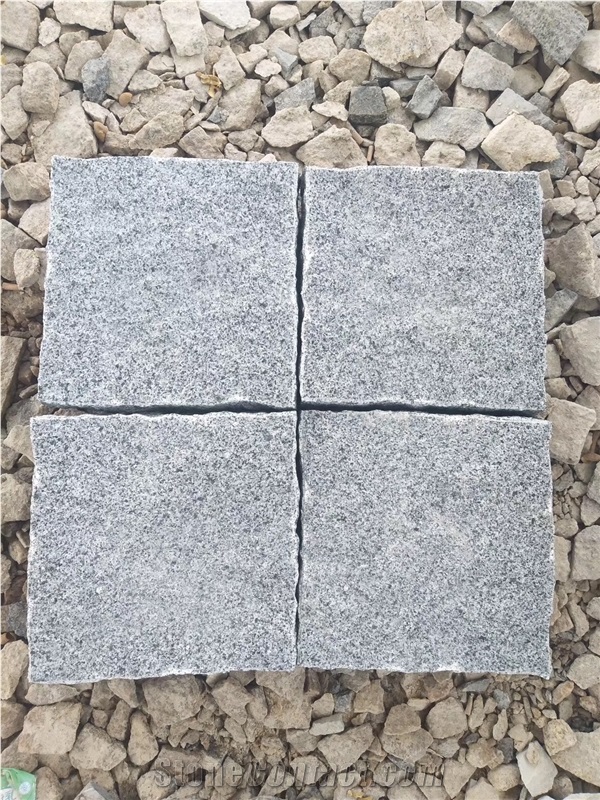 G654 Dark Grey Granite Cubbles Pavers,Cubes