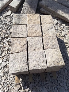 G682 Yellow Granite Cubbles Stone,Paving,Cobbles