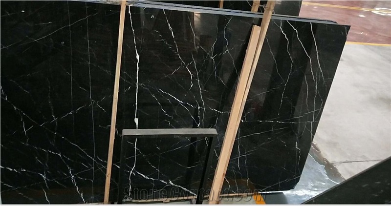 Nero Marquina Black and White Marble Tiles,Slabs