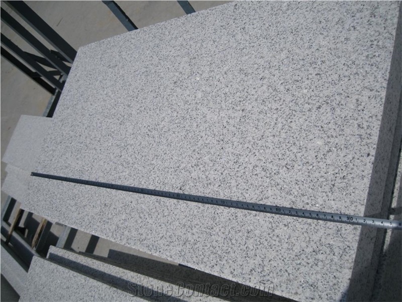 Shangdong White Granite Flamed Pavement