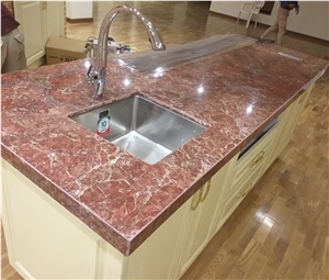 Iranian Golden Rose Red Marble (Competitive Price)