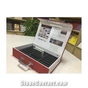 Bespoke Quartz Stone Sample Display Suitcase
