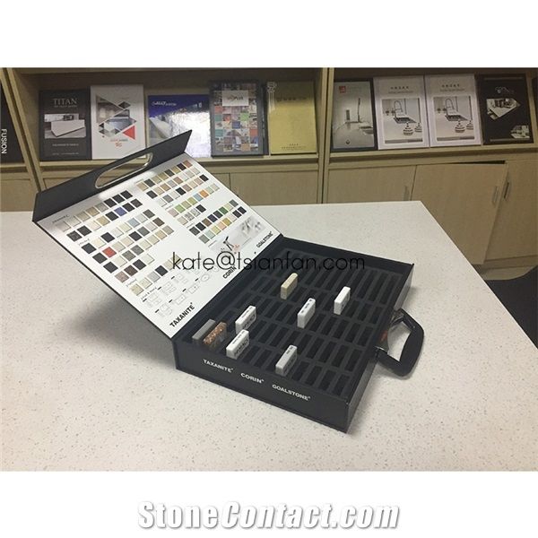 Cardboard Stone Tile Display Case for Trade Show