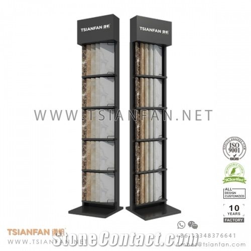 Quartz Surface Tower Display Stand for Showroom