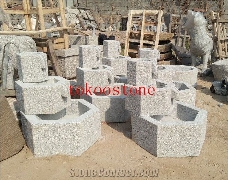 Chinese Granite Stone Carving Water Trough/Basin