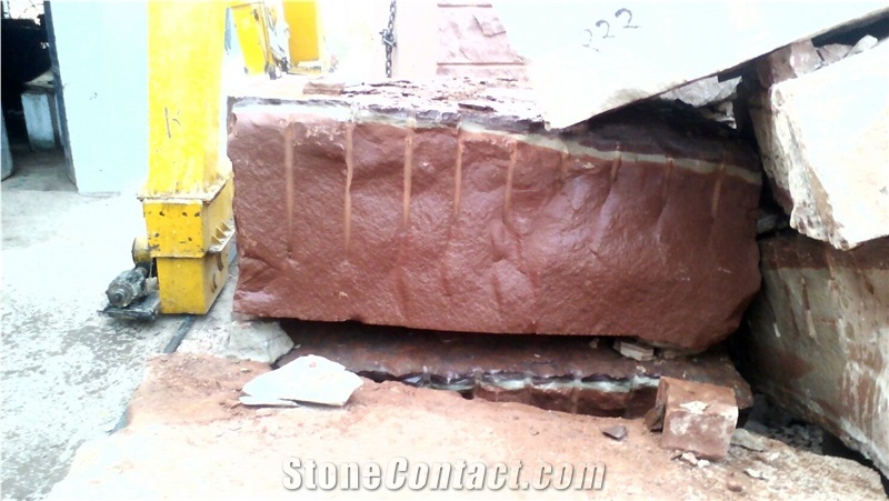Agra Red Sandstone Block, Sandstone Tiles & Slabs