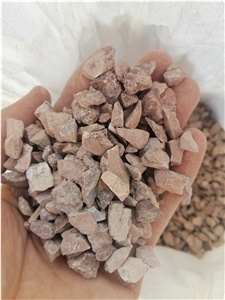 Rosso Karpato Marble Pebbles, Crushed Chips