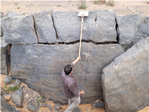 Marble Fossil Black Blocks Morocco Fossil Black Marble Block