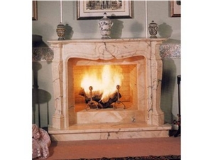 Ruschita Marble Fireplace