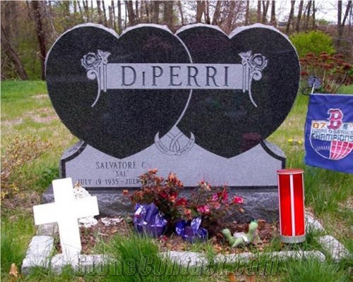 Upright Monuments, Double Heart Headstone