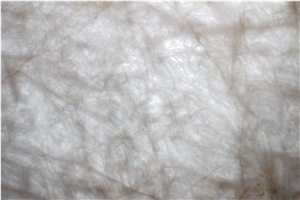 Crystal White Quartzite Slab