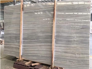 Putin Grey Wooden Vein Marble Slab