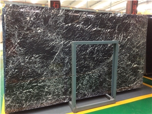 Snow Black Marble for Floor Application