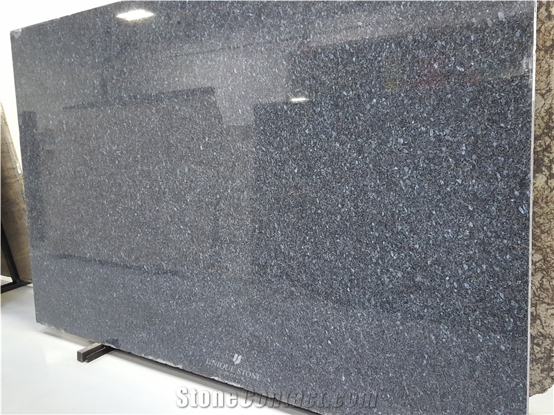 Labrador Blue Pearl Granite Slab Glossy Kitchen Floor