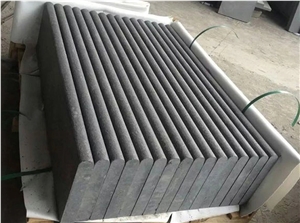 Pool Coping G684,Black Basalt,Flamed with Bullnose
