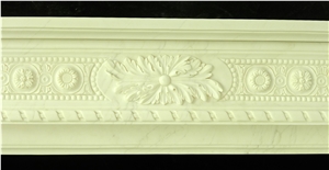 Marble Fireplace, Fangshan White