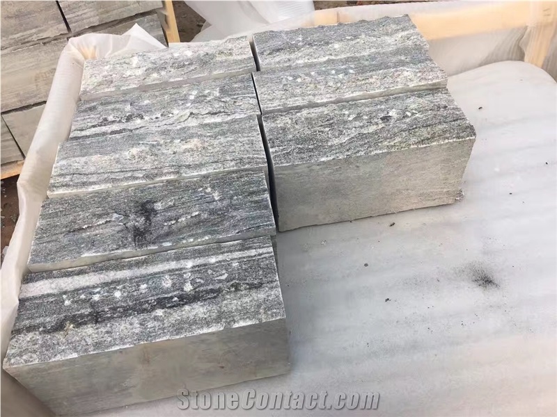 G302 Cube Stone Grey Cobble Stone