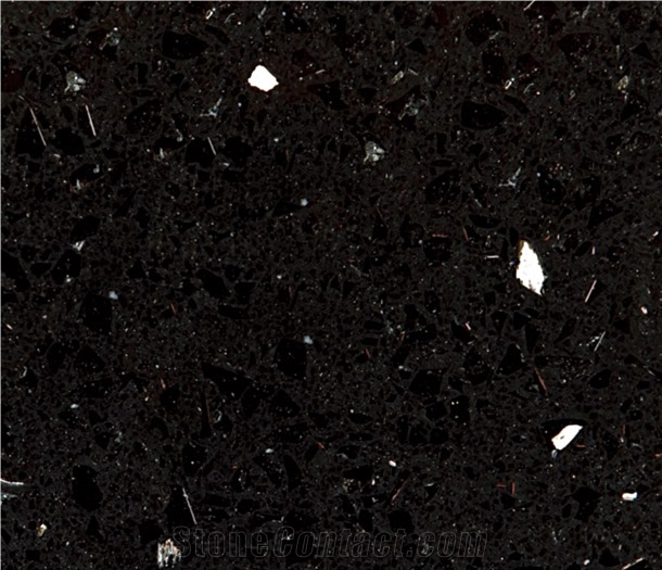 Good Price Crystal Black Quartzite Tiles & Slab