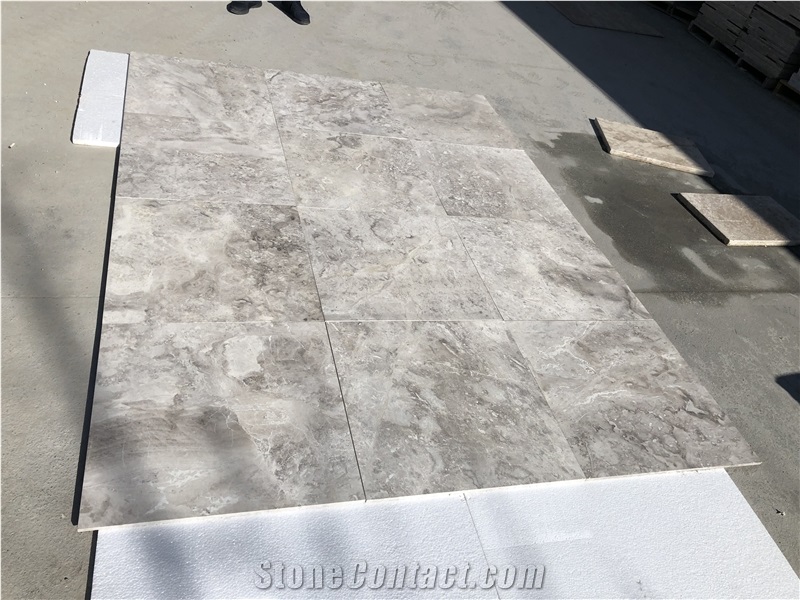 Tundra Grey Marble Slab & Tile