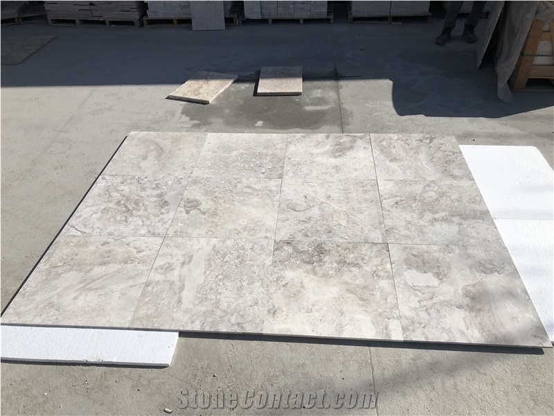 Tundra Grey Marble Slab & Tile