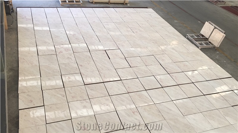 Luxury Stone White with Pink Vein Marble Wall Tile
