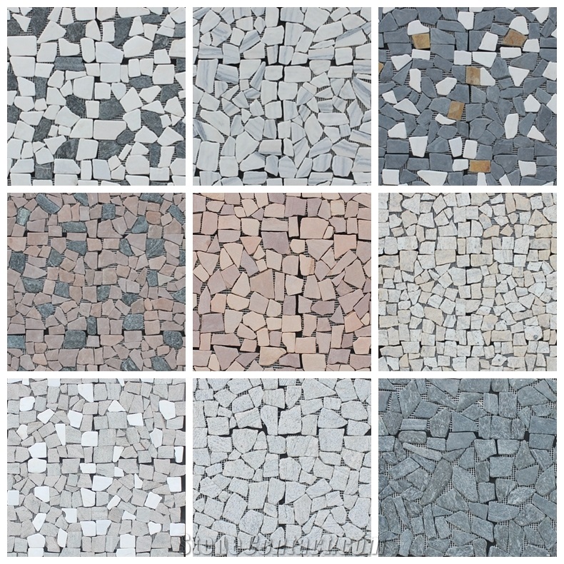 Quartz Slate Granite Marble Mosaic Wall Floor