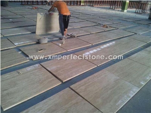 Beige Travertine Slab and Flooring Tiles