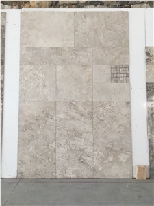 Argento Silver Grey Marble Tiles - Honed