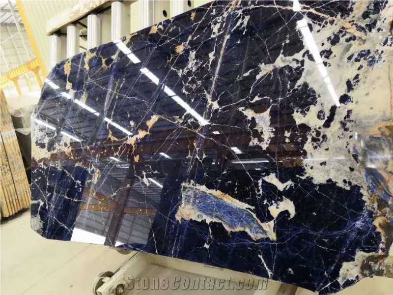 Super Big Blue Sodalite Granite Slabs