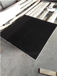 Polished Shanxi Black Granite Bathroom Tiles