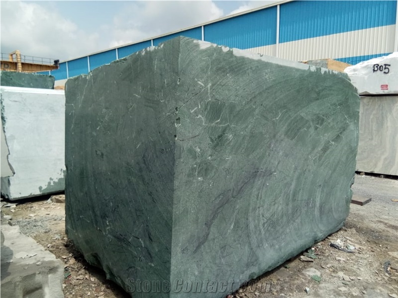 Green Marble Block