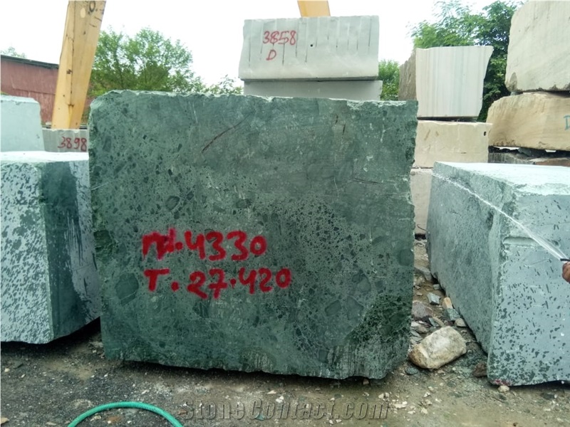 Green Marble Stone Blocks