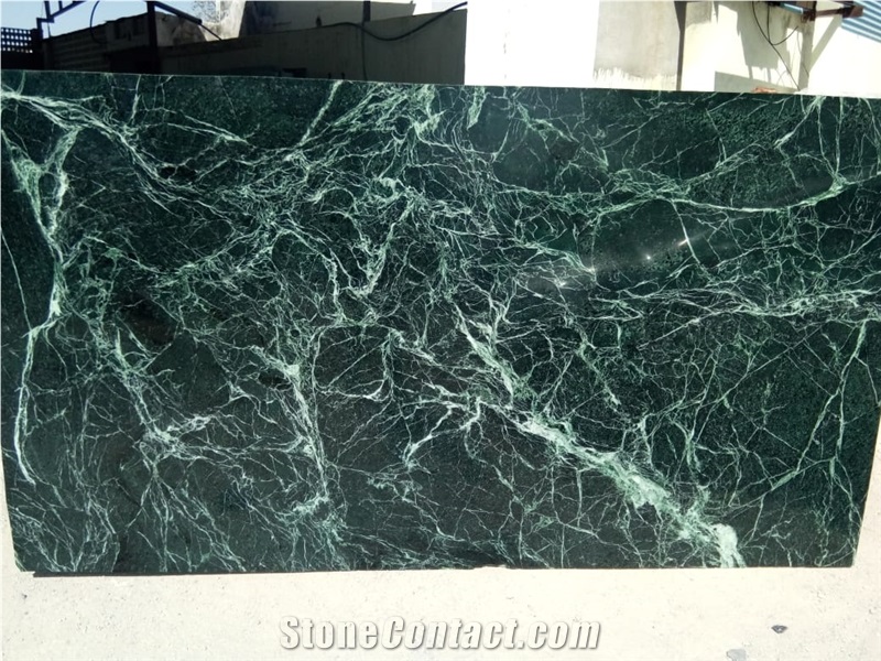 Spider Green Marble Slabs from India