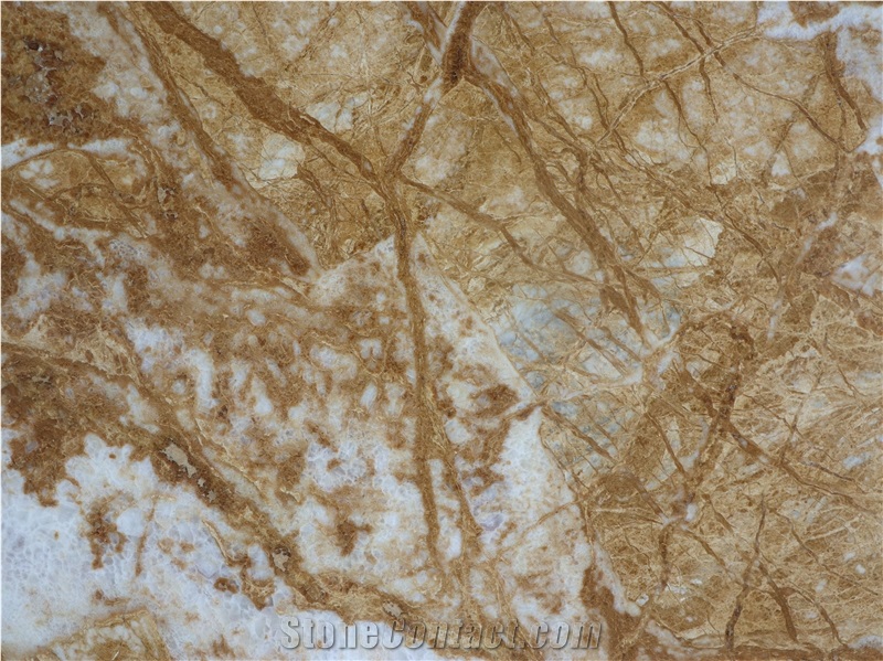 Amber Gold Marble Slabs&Tiles Cut-To-Size