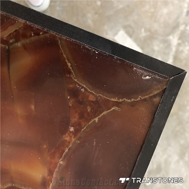 Backlit Customize Wall Panel Agate Onyx Interiors